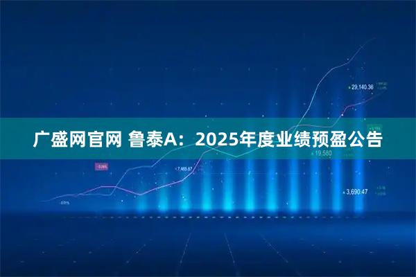 广盛网官网 鲁泰A：2025年度业绩预盈公告
