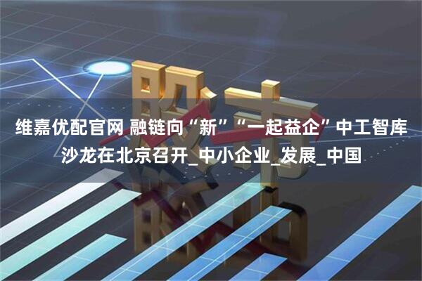 维嘉优配官网 融链向“新”“一起益企”中工智库沙龙在北京召开_中小企业_发展_中国